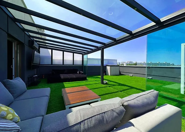 Luxury Z Dużym Tarasem - Park Apartament *